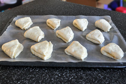 Треугольники из Рикотты пошаговое фото 7