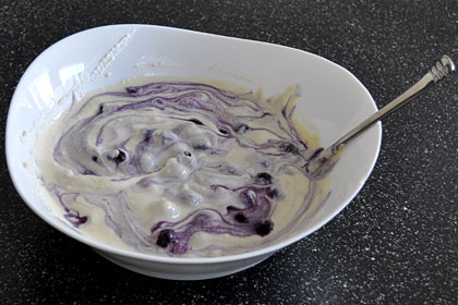 Russian Blueberry Zapekanka (Cheesecake) photo instruction 4