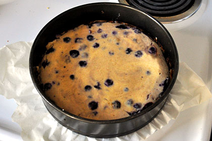 Russian Blueberry Zapekanka (Cheesecake) photo instruction 5