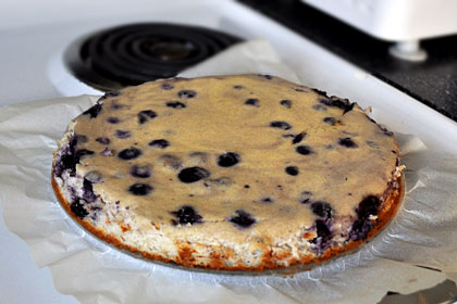 Russian Blueberry Zapekanka (Cheesecake) photo instruction 6