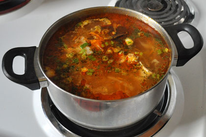 Russian Cabbage Soup Shchi photo instruction 6 Russian Cabbage Soup Shchi photo instruction 6
