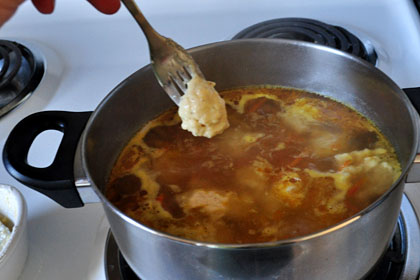 Russian Chicken and Dumpling Soup photo instruction 2