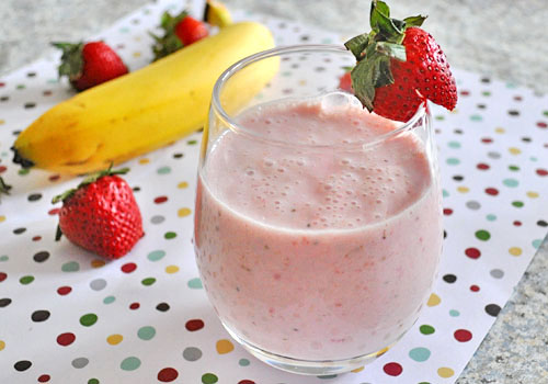 Strawberry Banana Yogurt Smoothie