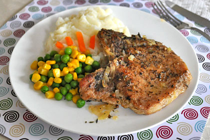 Нежная Свинина на Косточке с Шалфеем