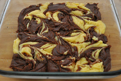 White and Milk Chocolate Brownies photo instruction 4