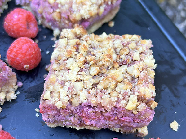 Raspberry Cookie Bars