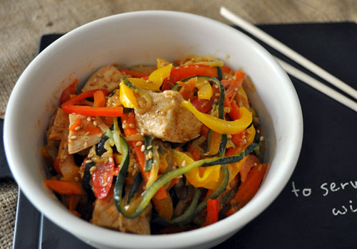 Whole30 Chicken with Almond Butter Sauce