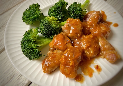 Куриные Бёдрышки в Апельсиновом Соусе по-Китайски