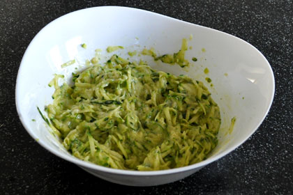 Zucchini Scallion Pancakes (Fritters) photo instruction 3