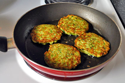 Zucchini Scallion Pancakes (Fritters) photo instruction 5